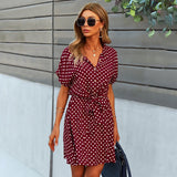 Dot Vintage High Waist Mini