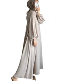 Fongt And Autumn New Muslim Women's Clothing Pure Color Elegant Fashion Loose-Fitting Suit