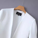New Split Design Suit Cloak Coat In The Spring Of 2024-Outfit