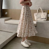 Fongt Skirt A Word Broken Flower Fairy Super Fairy Fairy Fairy Small And Fresh Thin Temperament Long Skirt In The Summer Of
