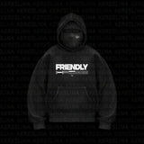 Fongt Double Hat Unique Design Hooded Hooded Jacket Autumn And Winter New Men's And Women's Same Loose Y2K Jacket