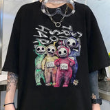 Women Funny T shirt Summer Top Printed Harajuku Korean Clothes 2023 New Oversized t-shirt camiseta mujer tee shirt femme