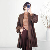 Fongt Folding Irregular Short-Sleeved Women's T-Shirt Small Design Folding Top Dress Girl Summer Lazy Wind