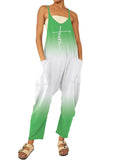 Summer New Fashion Leisure Loose Printed Jumpsuit-Outfit