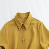 Fongt Women's Fashion Casual Shirts With A New Summer 2025 Mini Dress