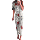 Fongt Women's Fashion Dress INS Temperament Fashion Print Shirt Pleated Winter