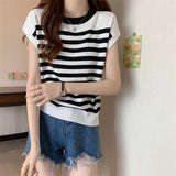 Retro Sleeveless T-Shirt With Stylish Design Style