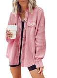 Fongt 2025 New Coat Fashion Casual Collar Pocket Splicing Irregular Shirt Jacket Woman