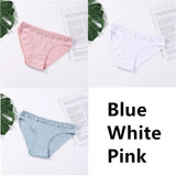 Cotton Panties Underwear Solid Women Sexy Lace Underpants Soft Briefs Set Female Intimates Plus Size Lingerie Panty