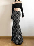 2024 Summer New Style Fashion High-Rise Crows Skirt Half-Dress