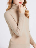 Turtleneck Sweaters Women Winter Slim Plush Velvet Lined Knit Pullover Thicken Knitwear Jumper Soft Jersey New Malhas