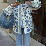 Cotton Jacket 2024 Fashion Female Autumn And Winter Single Breasted Warm Coat-Outfit