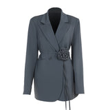 Fongt New Small Sweet Autumn French Fashion Temperament Commuting Suit Jacket Top Sense
