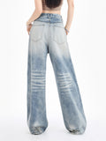 Fongt New Spring 2024 Model Is Loose, Thin, High Waist And Light Straight Pants-Outfit