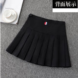 Fongt Skirts 100 Folded Skirt Spring And Autumn High Waist 2025 New Half-Dress Summer Large Size A Grid Short Student Skirt Girl
