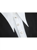 Sleeve Blouse For Women 2023 Oversized Loose Trendy Retro Patchwork Blouses Korean Chic Casual Office Lady Button Shirt