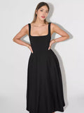 Fongt Simple Sexy Shoulder Strap Dress In The Summer 2025
