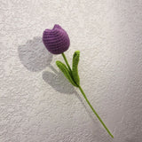 Fongt Woven Rabbit Head Sunflower Sunflower Wool Knitting Flowers Send Bestie Imitation Bouquet Finished Products-Outfit