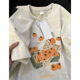 Graffiti Art Short-sleeved T-shirt For Women Summer New Casual Loose Top-Outfit