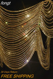 Rhinestone Cropped Tank Tops Multilayer Diamonds Luxury Tassel See Through Crop Tops Sexy Women 2023 Night Club