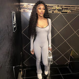 Fongt Hot Female Clothing Explosion Side Collar Sleeveless Tight Body Jumpsuit Trousers