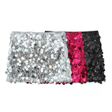 New Autumn Sequins Are Decorated With Mini Fashionable Short Skirts And Half Skirts.-Outfit