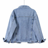 Jacket Women 2023 NEW Spring Coat Vintage Loose Denim Jacket Outerwear Autumn Chic Ladies Jackets