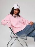 Fongt Autumn And Winter Hot Sale Thick Short Round Neck Solid Color Sweater Bum Basic Women's Clothing