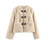 Fongt Women's Clothing Explosion Fashion Autumn And Winter Warm Grip Coat