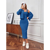 Fongt And Autumn 2025 New Comfortable Casual Pit Jacket Dress Two-Sleeve