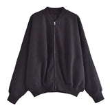 Pilot Jacket Jacket Sweater 3199802 Loose Velvet Trousers 3199803 Set-Outfit