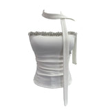 Real Shooting Around The Neck Fluttering Heavy Industry Nail Drill Chest Sleeveless Top With Chest Pad Short Cash Folding Vest