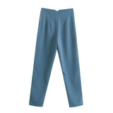 Fongt And Summer 2025 New Fashion Multi-Color Pendant High-Waisted Halon Casual Suit Pants