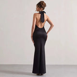 Fongt Neck Evening Dress Fashion Temperament Dress Dress Wish Banquet Fashion Party Dress