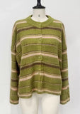 Fongt 2025 Women's New Comfortable Striped Knitted Cardigan