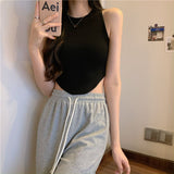Girls Short Sling Women Summer New Vest Wearing Sexy Net Red Pop Small Sleeveless Top