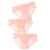 Panties Low Waist Hollow Briefs Solid Color Women's Underpants Lace Flower Panties Seamless Close-fitting Sexy