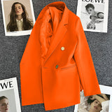 Fongt Fried Street Small Suit Jacket Female 2023 Spring And Autumn New Korean Version Web Celebrity Temperament Small Casual Suit-Outfit