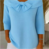 Fongt The New Autumn Of 2025, The French Thin Long-Sleeved Knitted Shirt Women's Early Autumn