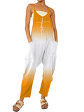 Summer New Fashion Leisure Loose Printed Jumpsuit-Outfit