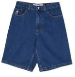 Sales Shorts Y2K Pants Harajuku Hip-Hop Lucky 7 Pattern Retro Blue Baggy Jeans-Outfit