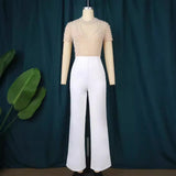 Fongt Round-Neck Short-Sleeved Nail Beads Jumpsuit Casual Wind High Waist Thin Party Dress Jumpsuit