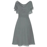 New Chiffon Dress Women's Sexy Shoulder Wedding Dress-Outfit