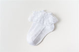 to 12 Years Children Lace Socks Girls Cotton Spring Autumn Summer Mesh Princess Short Dance Socks Thin Kids Toddlers