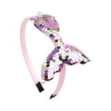 Inches Multi-layer Sequins Mermaid Headbands For Girls Rainbow Mermaid Pearls Hair Bands Handmade Headwear Hair