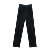 And Winter New Velvet Trousers Set Women's Double Breasted Elegant Suit Pants Set Office Business Coat And Chic