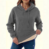 Fongt Wish Autumn And Winter Fashion Women's Clothing Warm Pocket Hoodie Coat Top