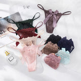 For Lace Sexy T-Pants Backs Of The Back Bikini Hot Bikini Low-Rise Breathable