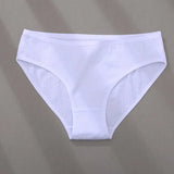 Cotton Panties Women Low Waist Female Underpants Sexy Comfortable Women's Cotton Solid Color Briefs Panty Lingerie