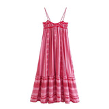Fongt Women's Crochet Stitched Knitted Dress Skirt Sling Skirt